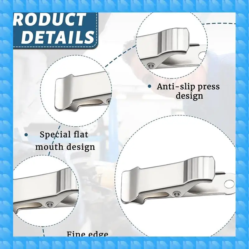 ETRT Metal Mini Clamps Mini Spring Clamp Alligator Clips Alligator Clamps 1/2 Inch Wide Clamps 80 Pcs