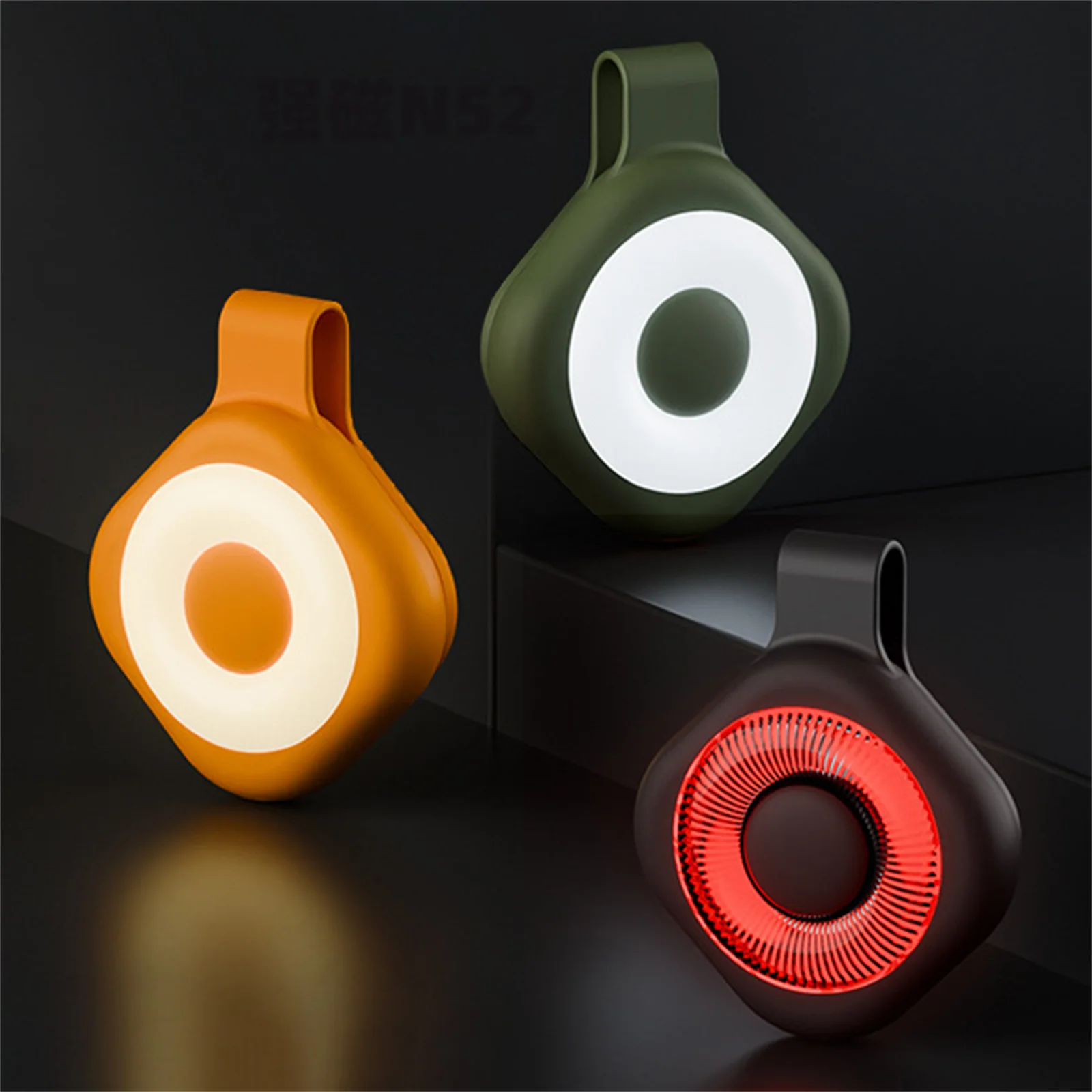 Magnetic Nursing Night Light with 6 Brightness & 3 Color Modes Rechargeable Nurse Essentials Flashlight for Running Reading