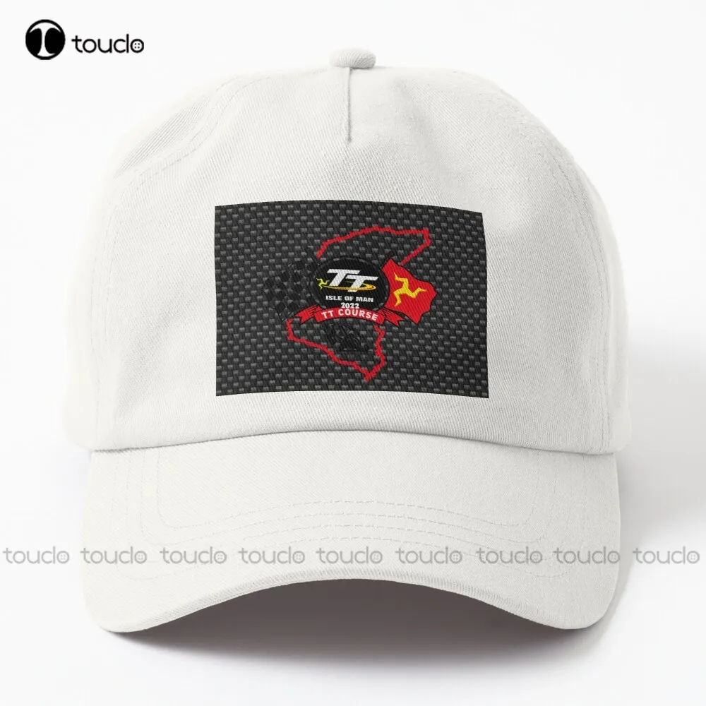 

Isle Of Man Tt 2022 Dad Hat Cap For Men Personalized Custom Unisex Adult Teen Youth Summer Baseball Cap Outdoor Sport Cap Sports