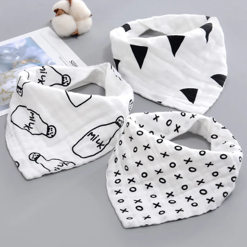 Cotton Dog Bandana Scarf Summer Pet Bandana Small Dogs Cats Bibs Pet Accessories Bandanas For Dogs