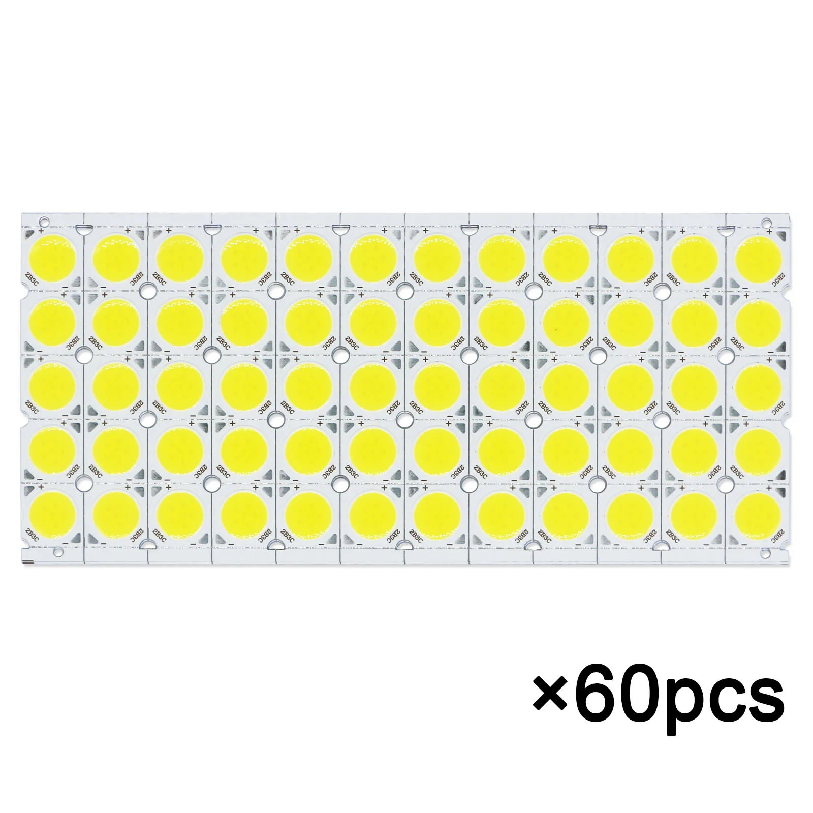 60PCS 13mm 3W 5W 7W 10W High Power LED COB Chip LED Source Chip 250mA For Light Bulb Light Lamp Spotlight Down light Lamps DIY