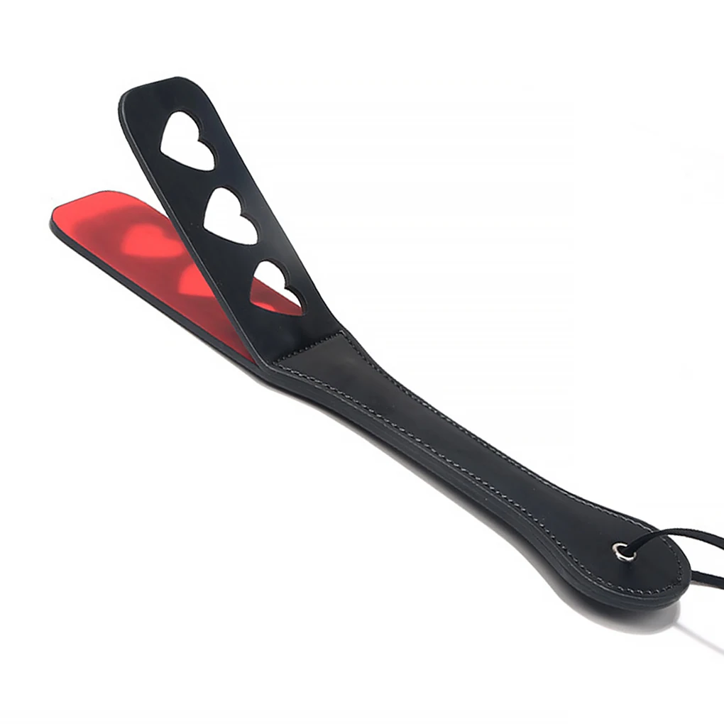 Horse Crop PU Leather Soft Anti-slip Handle Riding Paddle Sports Game Play Whip Reusable Racing Horses Training