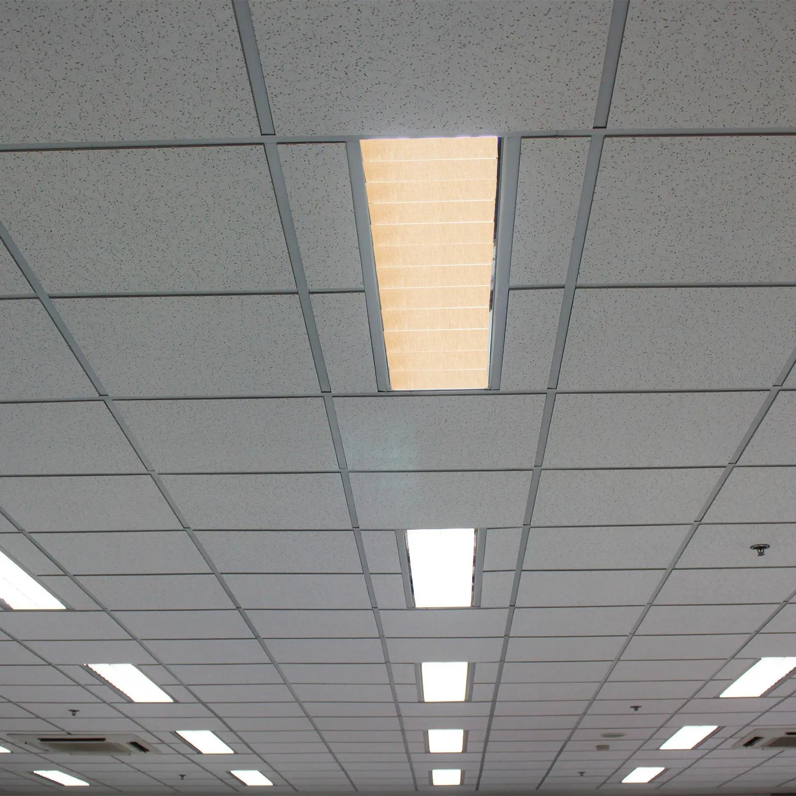 Office Ceiling Light Diffuser Soft Anti-Dazzling Fireproof Heat Resistant Soft Light Shade Diffuser for Eye Protection Workspace
