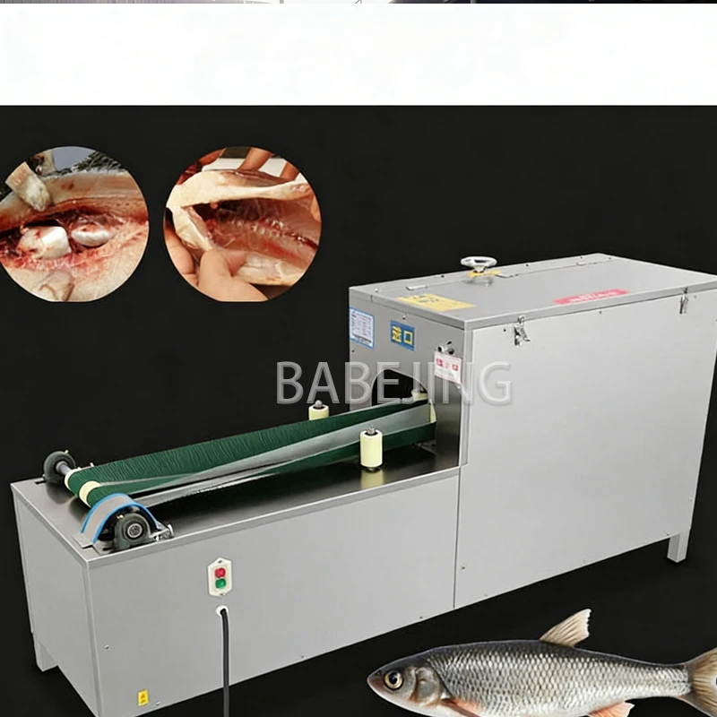 

BABEJING Small Fully Automatic Fish Cutting Machine Stainless Steel Fish Processing Machinery for Kitchen