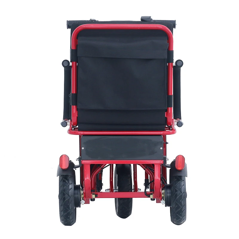 folding electric wheelchair bike tricycle for adult with cushion max load 120KG