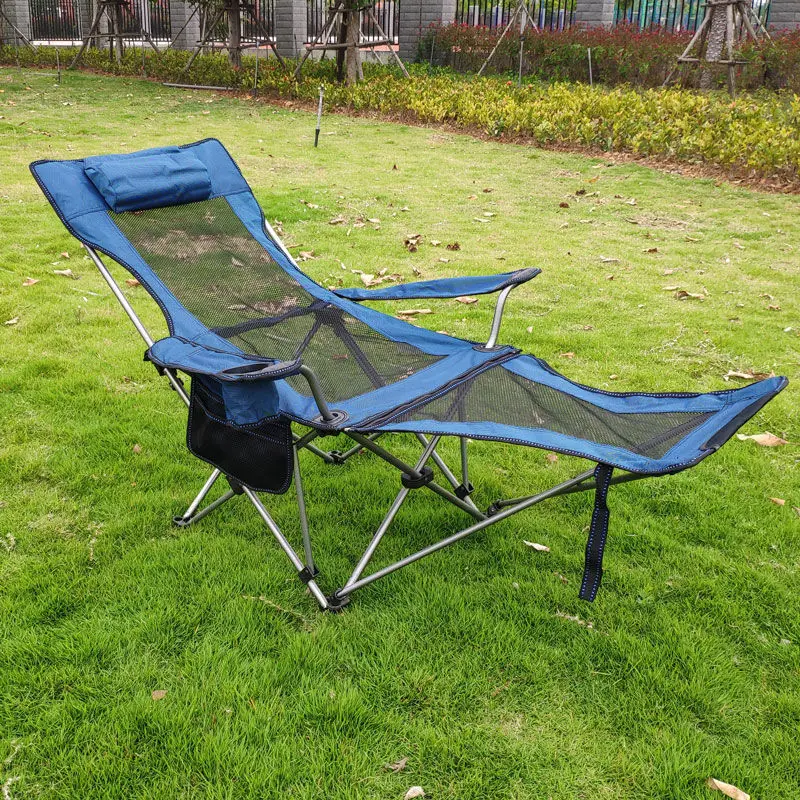 Outdoors Fold Beach Chair Recliner Sunlounger Camping Beach Chair Backrest Fallow Fishing Bench Home Furniture Chaise FYBC