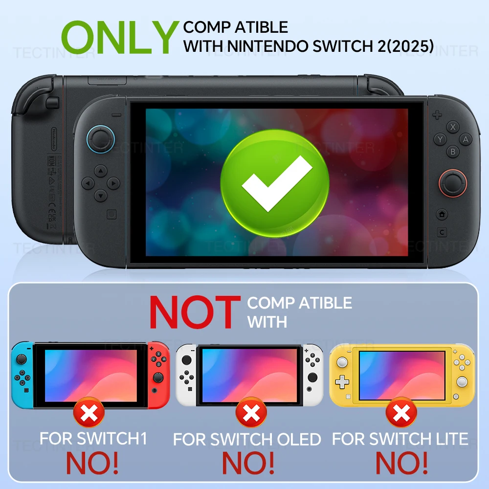 4/8 قطعة سيليكون الإبهام القبضات لنينتندو سويتش 2 تحكم ثلاثية الأبعاد المضادة للانزلاق التناظرية عصا التحكم قبعات غطاء ل NS التبديل 2 اكسسوارات