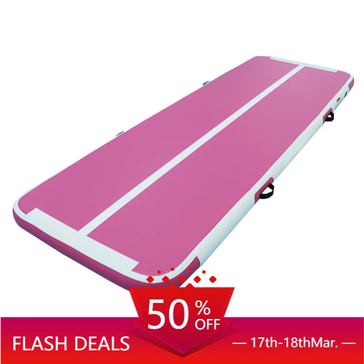 40010010cm Gymnastics Inflatable Air Track Mat Custom‑Size For Home Gym Training Exercise