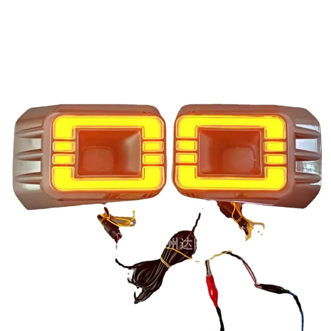 مناسبة لـ 20-21 تويوتا هايلكس أضواء النهار الجري 2021 هايلكس ريفو أضواء الضباب الإصدار العالي #3