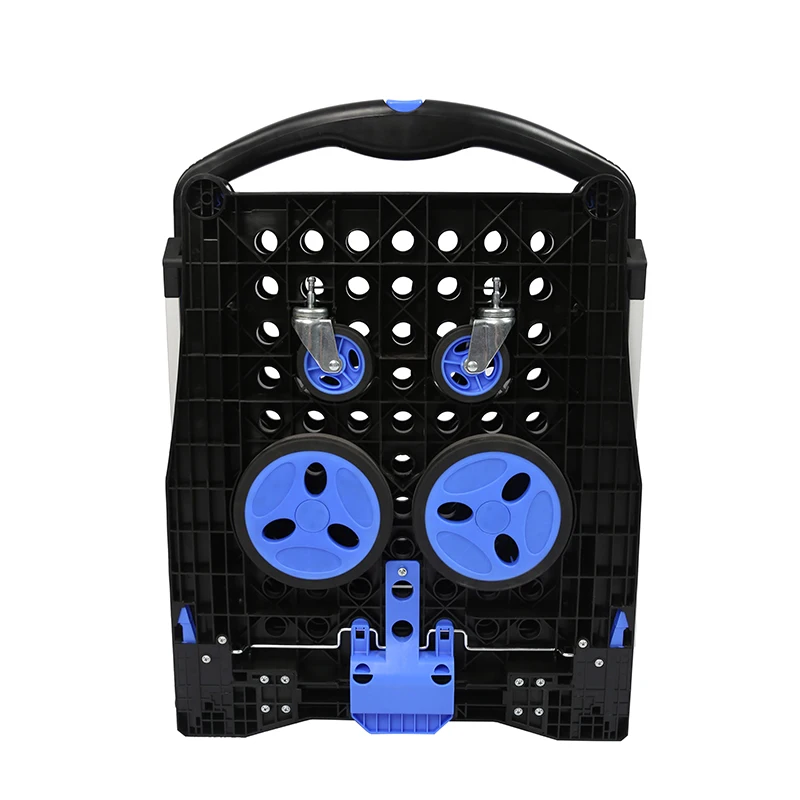 Hot Selling 300KG Loading Aluminum Hand Truck Foldable Hand Trolley Cart With Foldable Basket - view 3