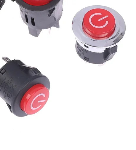 

Переключатель запуска одной кнопкой для детского электромобиля, 3-контактный выключатель питания для детского аккумуляторного автомобиля