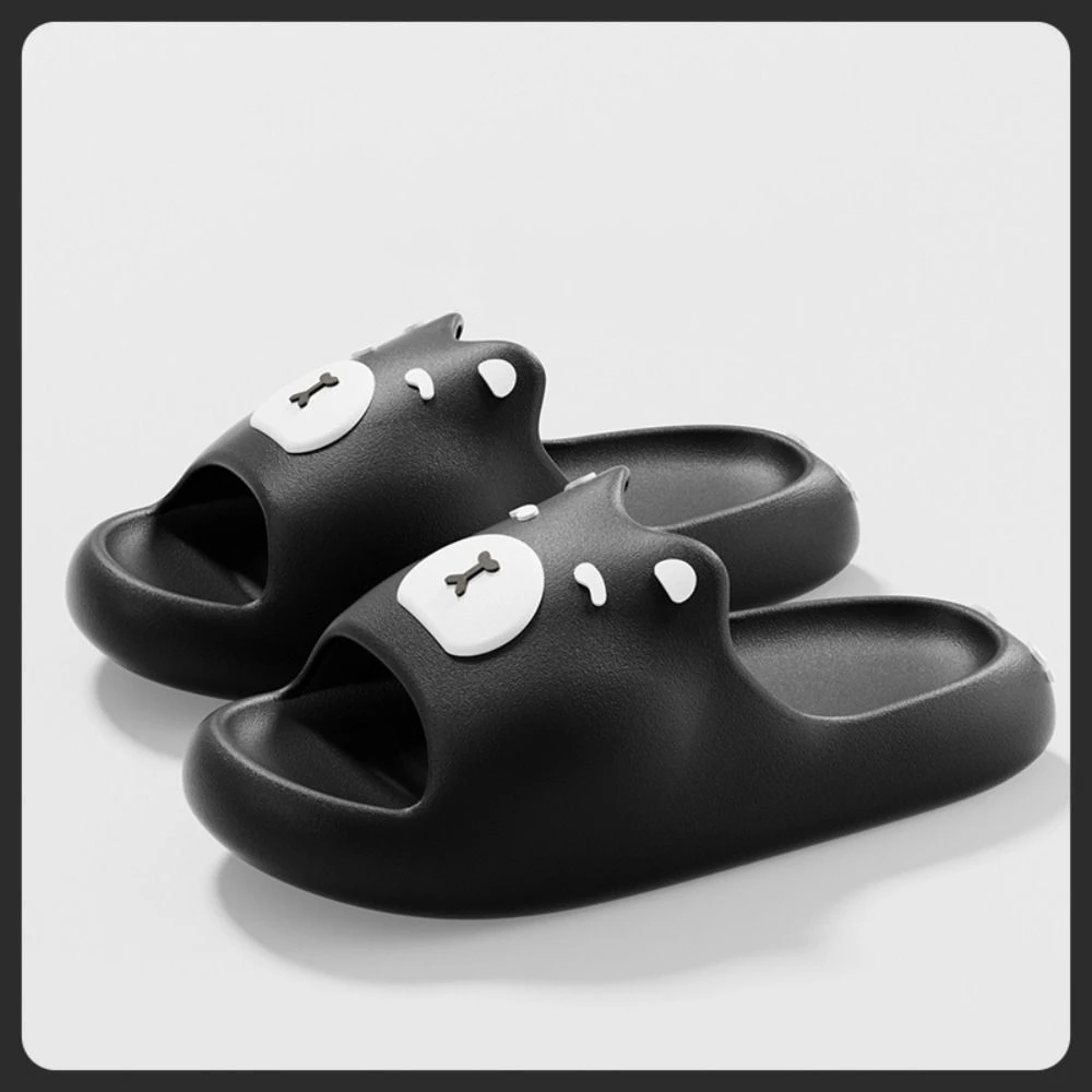 Linda zapatilla de capibara Kawaii, sandalias de interior gruesas antideslizantes, zapatilla de suela gruesa EVA de dibujos animados para pareja