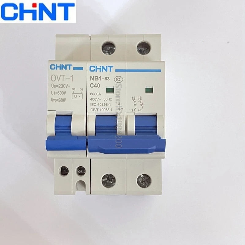 

CHINT OVT-1 NB1-63 POV-1 16A 20A 25A 32A 40A 63A Защита от перенапряжения Sobret Duaes Перманентный миниатюрный автоматический выключатель MCB