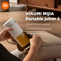 NEW XIAOMI MIJIA Portable Juicer Mixer 2 Electric Mini Blender Fruit Vegetables Quick Crushed ice Juicing Kitchen Food Processor