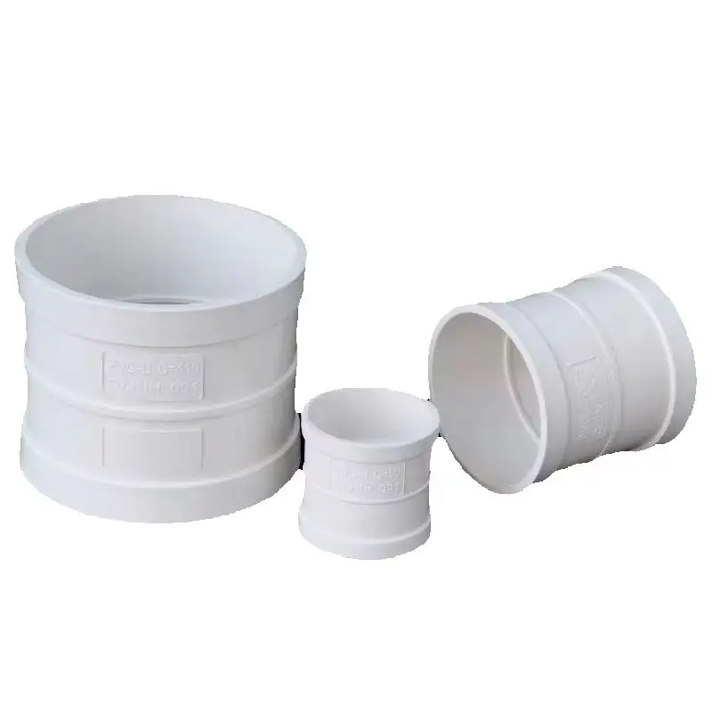 

1/3 pcs White PVC Drainage Joint Reducing Straight Connector Inner Dia 50mm 75mm 110mm Drain Pipe Adapter Drainage Fittings
