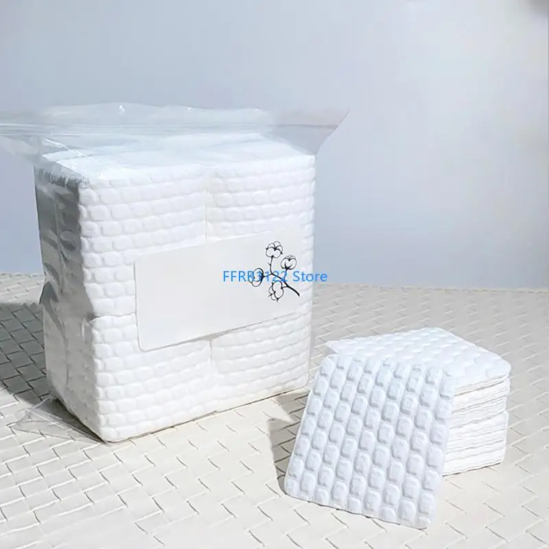 y1uf 200/500pcs مناديل الظفر الحرة ، 200/500pcs منصات تنظيف الأظافر غير المنسوجة