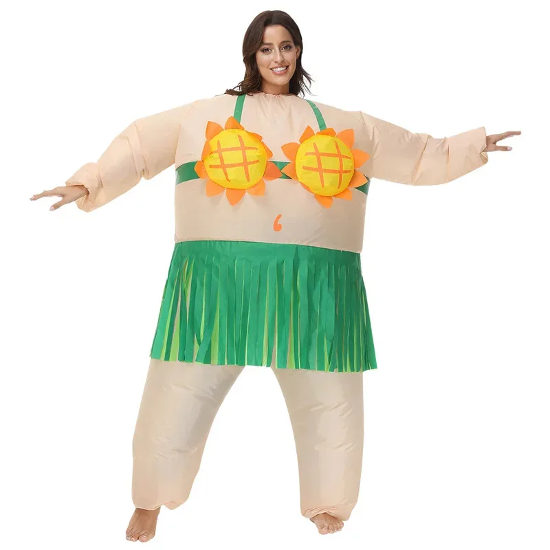 LQ 할로윈 카니발 발레 의상 성인용 풍선 의상 스모 레슬러 풍선 의상 코스프레 파티 드레스 (남녀 공용) ﻿