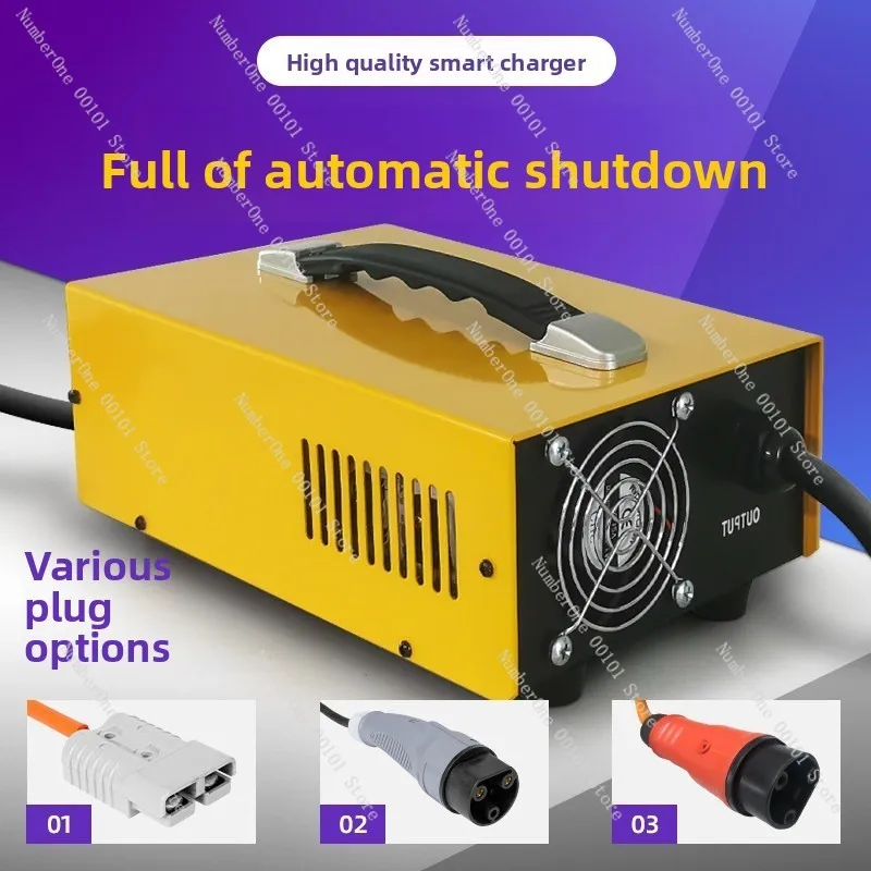 48V60V72V Electric tricycle Water battery Electric four-wheeler Dry battery Charger Forklift Sightseeing car 24V