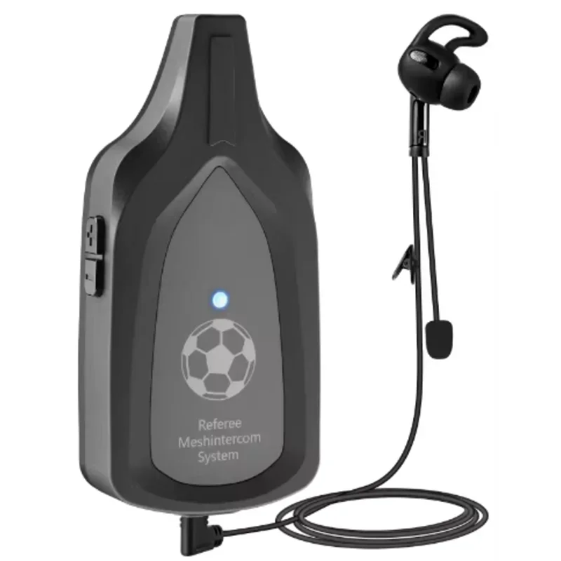 

Referee Headset Intercom Event Communication System Blue 5.1 Strong Signal 1500 Meters Long Distance Can Connect 6 People