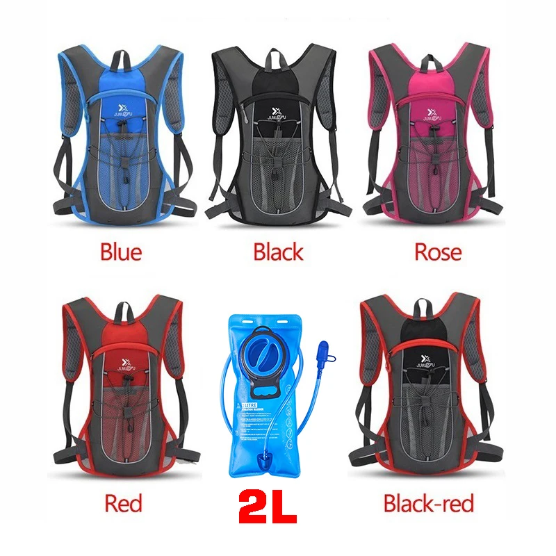 

Bicycle 2L Big Cover Water Bag Backpack Set Mountaineering Water Container Cycling Drinking Waterbag Knapsack For Refill Water