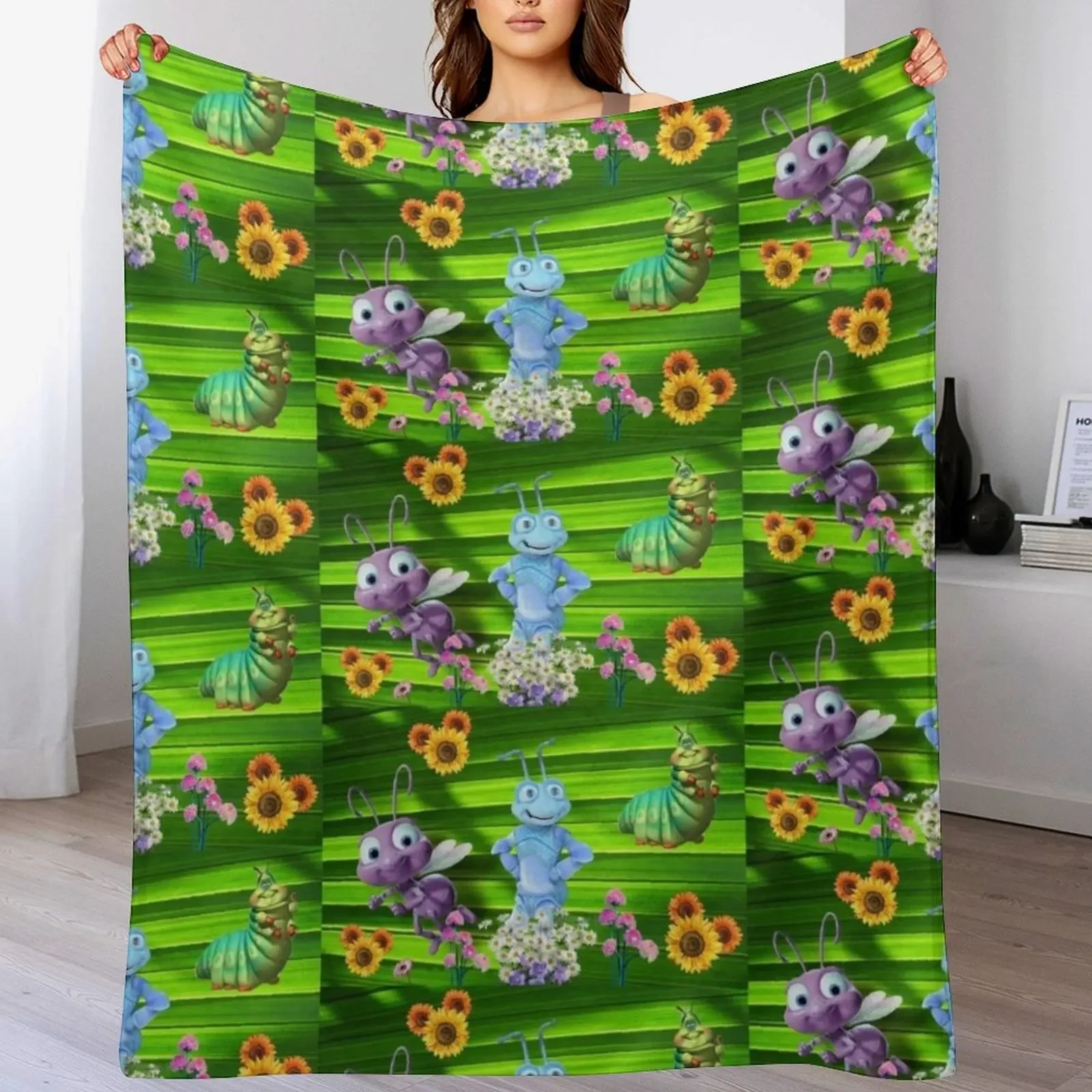 

New Spring time! Throw Blanket Sofa Single Soft Big Furry Blankets