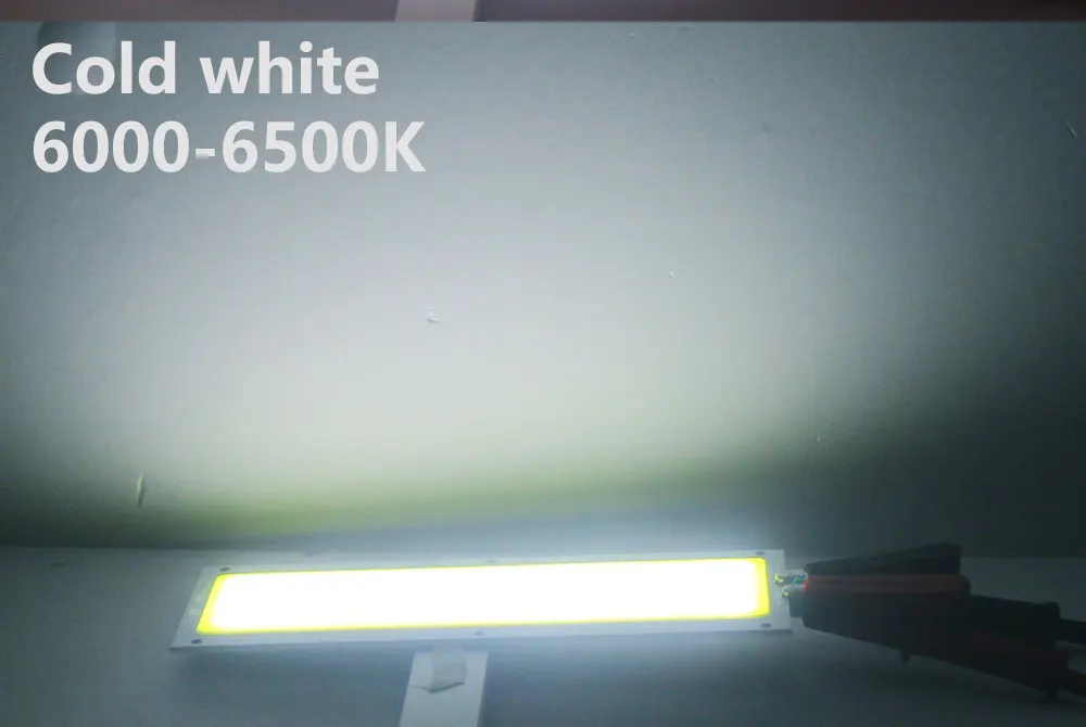 10 Teile/los Ultra Helle DC 12V 14V 10W LED COB Streifen Lampe Lichter Birne für DIY 1000LM warm Pure White 126x36MM – Detail 13