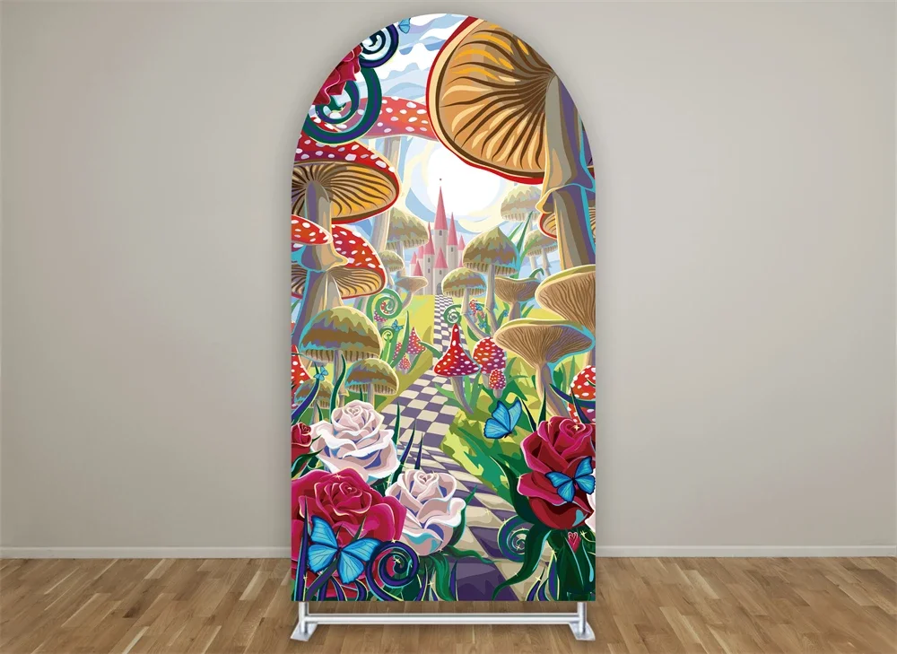 Coperture per fondali ad arco per feste, pannelli ad arco compleanno di nozze e puntelli per decorazioni per feste di Baby Shower