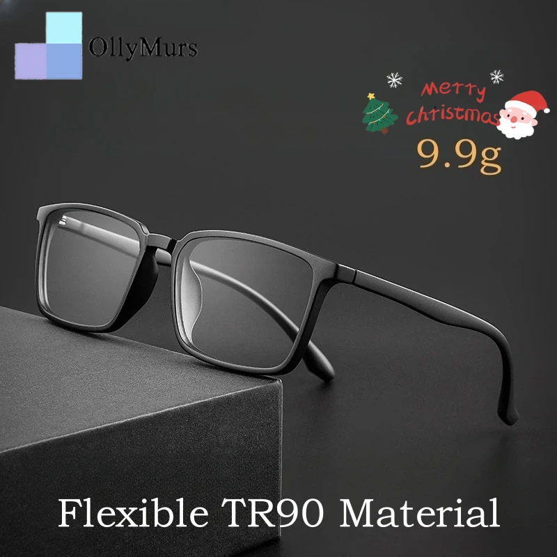 

OLLYMURS новые очки в оправе в стиле ретро для мужчин и женщин, маленькие ультралегкие гибкие TR90, оптические очки по рецепту, модные очки