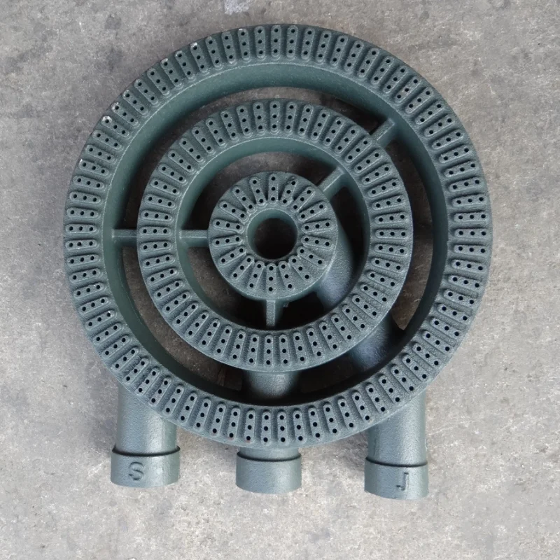 

3 Ring Commercial Wok Burner 29cm Cast Iron Stove Head for Clay Pot Cooker, Hotel Kitchen High-Power Burner