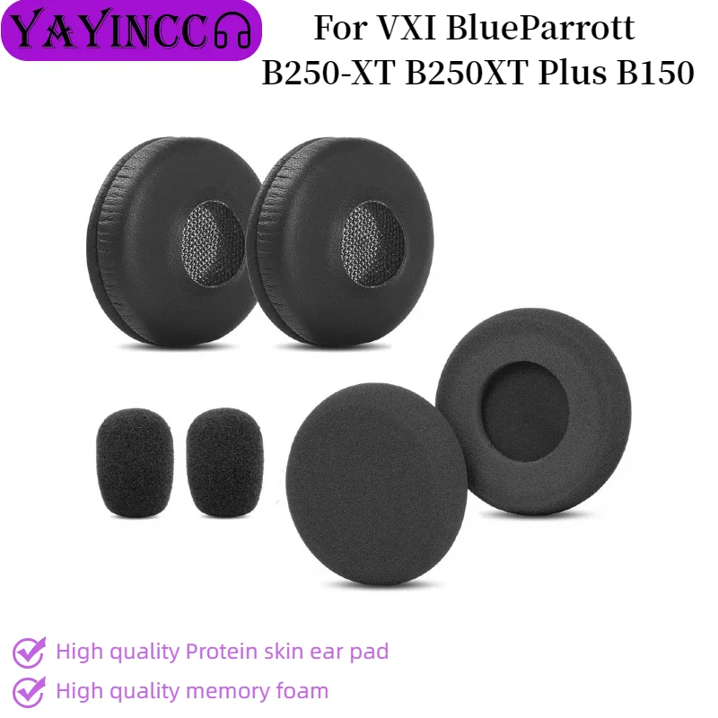 

New Arrivals Replacement Earpads Foam Earpads for VXI BlueParrott B250-XT B250XT Plus B150 Headphones Earmuff/Earphone Headset ，