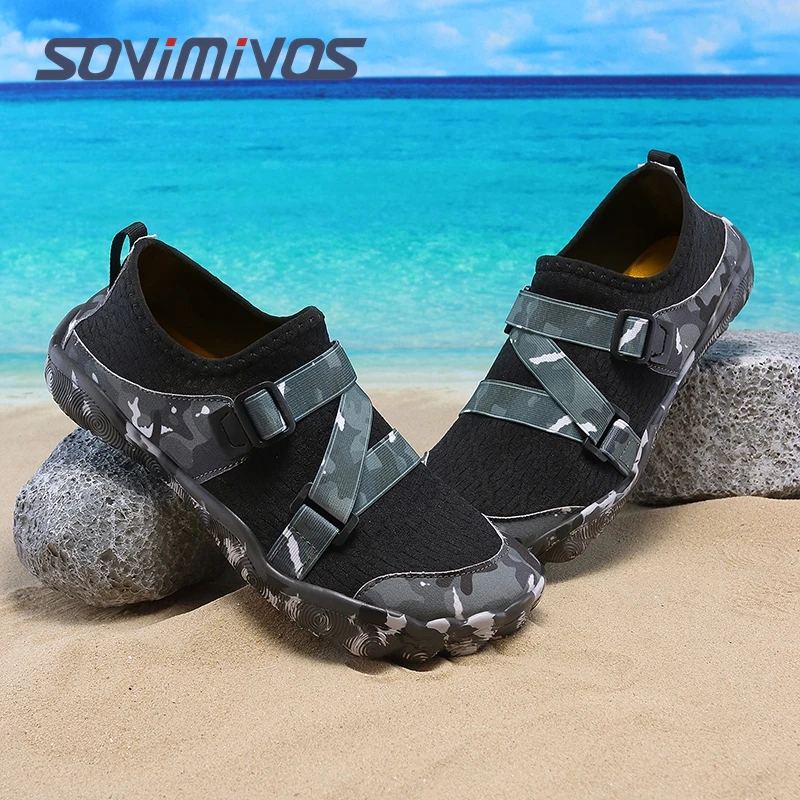 

Обувь для босиком Нескользящие вейдеры на резиновой подошве Дышащая водонепроницаемая обувь Быстросохнущие уличные кроссовки Пляжная походная обувь