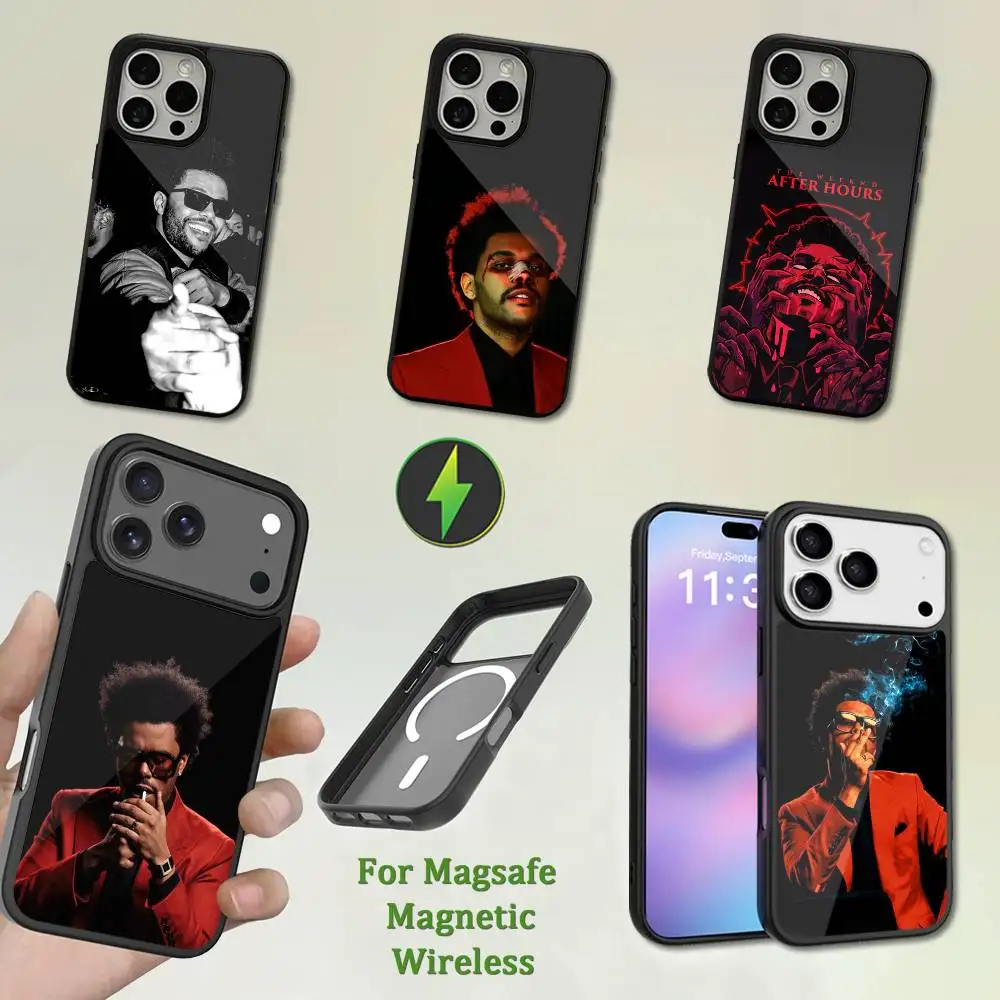 

Hot T-The W-Weeknd Singer Phone Case For iPhone 13,12,11,16,15,17,14,Pro,Max,Plus,Mini,Magsafe,Magnetic Wireless Charging