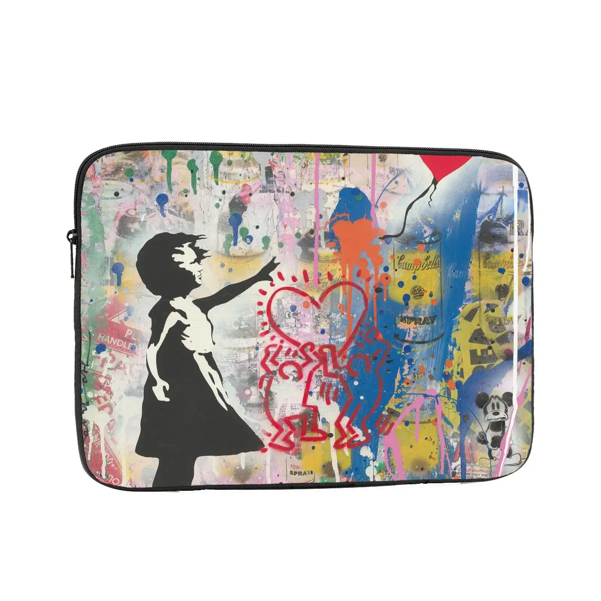 Mr Brainwash biographie pochette d'ordinateur 12 13 15 17 pouces Graffiti Art Banksy sac pour ordinateur portable étui antichoc sac