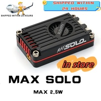 High Power 48CH RUSH TANK MAX SOLO 5.8GHz 2.5W VTX Video Transmitter with CNC shell for RC FPV Long Range Fixed-wing Drones DIY