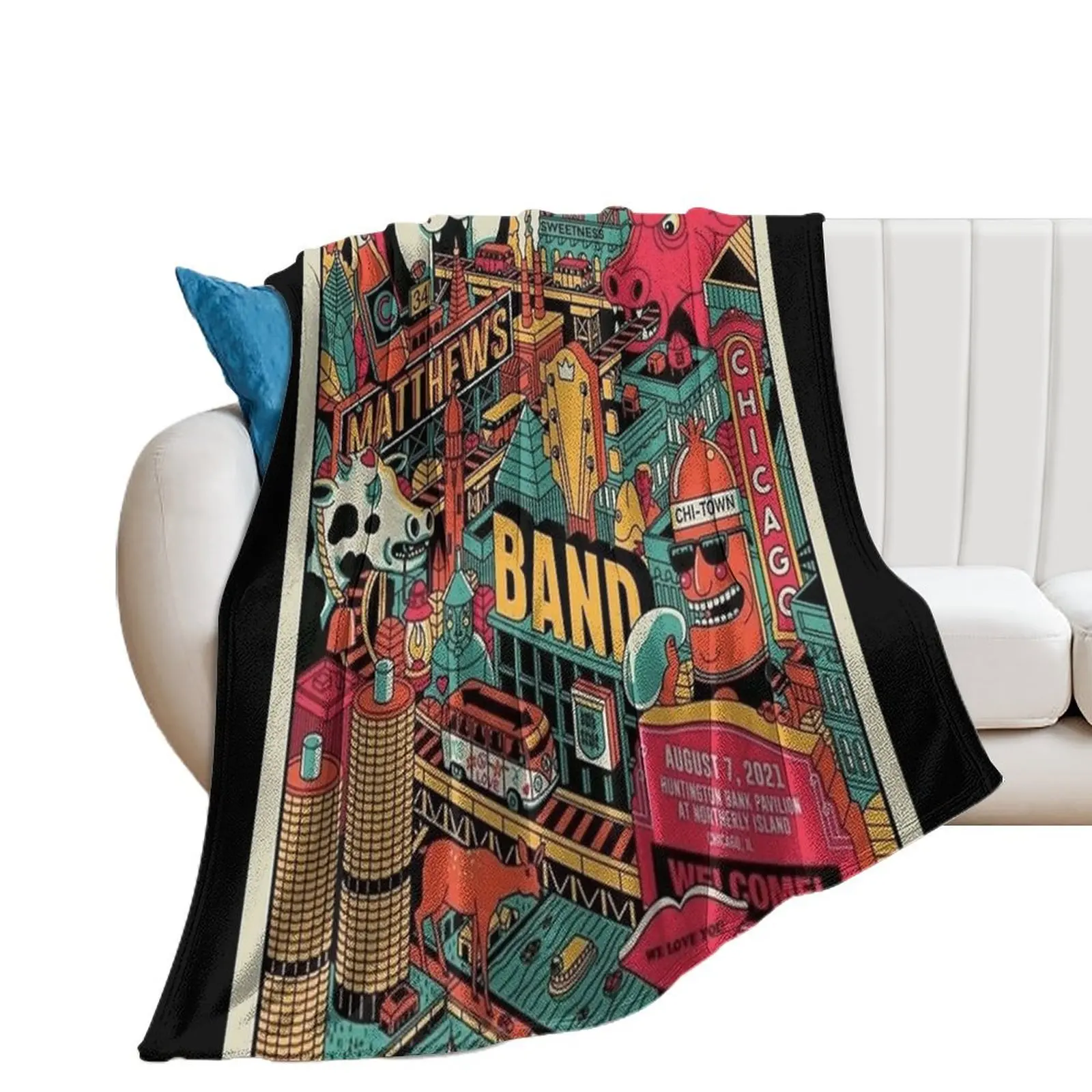 

Fly me to the Chicago - trending Throw Blanket Personalized Gift Thermal Beach Bed Blankets