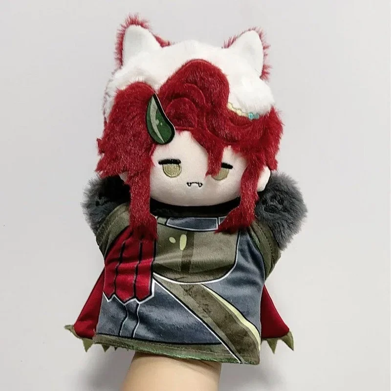 25cm Game Identity v  Luca Balsa Frederick Kreiburg Ithaqua Eli Clark Cosplay Plush Doll Cartoon Hand Puppet Movable Finger Toys