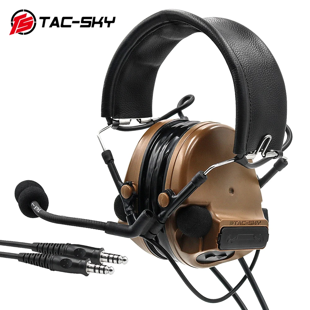 TAC-SKY COMTAC III touristes Communication Réduction du bruit 514up keeptics html Protection auditive Walperforé-Talkie Casque de tir