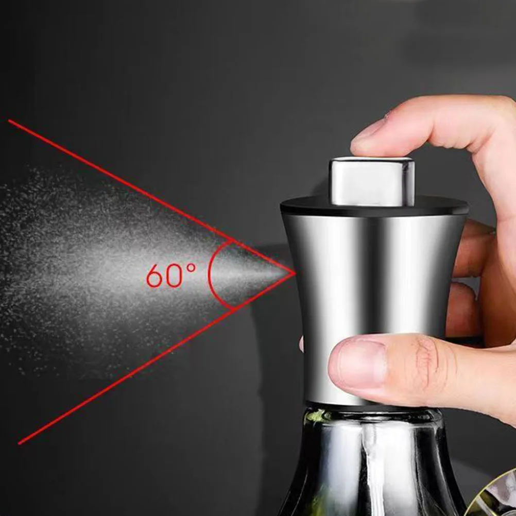 

2Pcs Reusable Oil Spray Bottle for Cooking Olive Oil Sprayer Kitchen Gadget Glass and Stainless Steel .Oil Dispenser