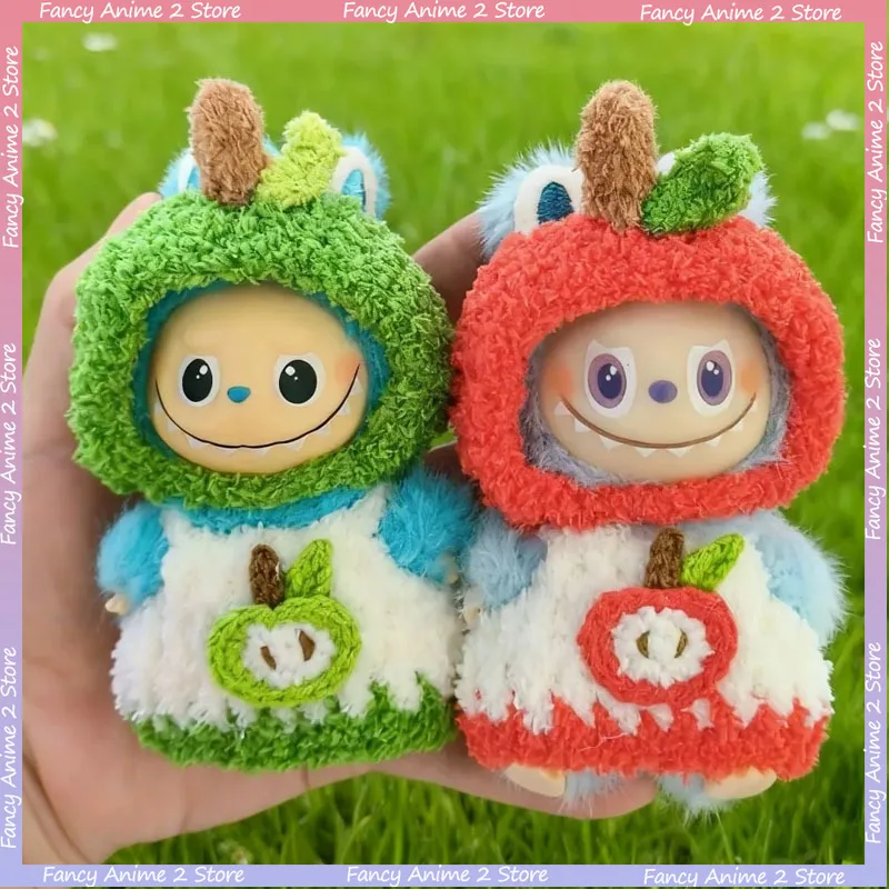 

Для Mini Labubu 4,0 плюшевая кукла в форме яблока, наряд ручной работы, наряд Croche для куклы серии Love, модные аксессуары «сделай сам»