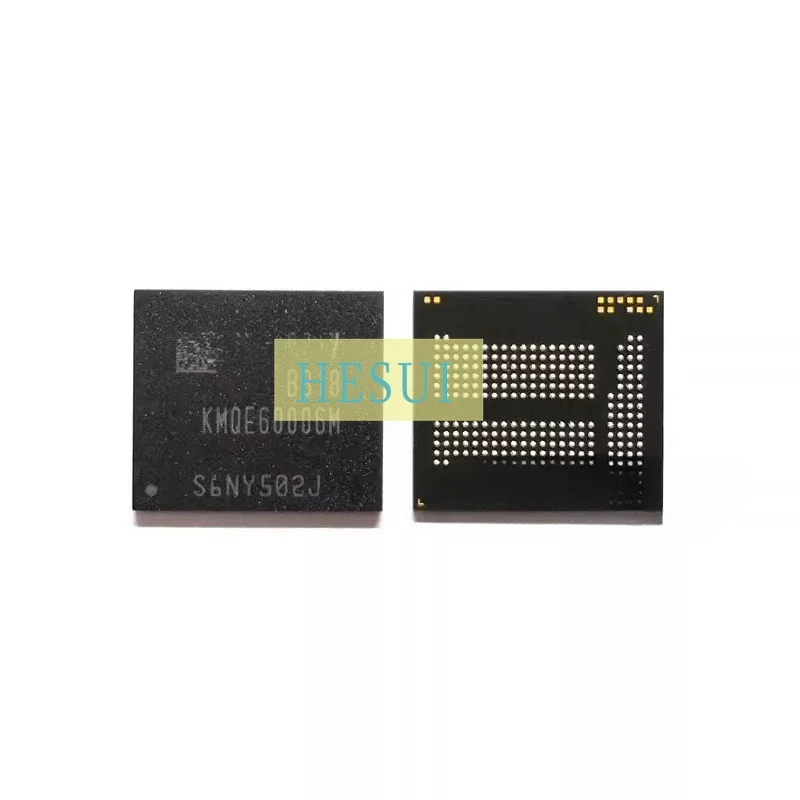 Used&Not NEW&Send after MeasureKMQE60006M-B318 KMQ310006B-B419 221BGA font 1.5G memory