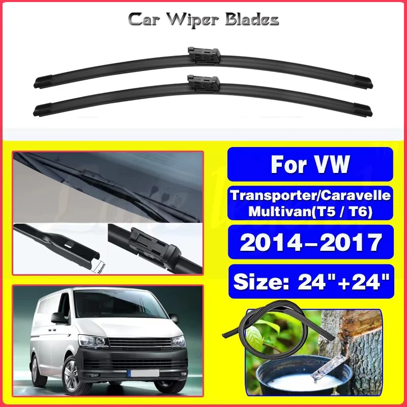 

Car Wiper Blade for Volkswagen VW Transporter T5 T6 Caravelle Multivan 2014-2017 Front Windscreen Windshield Wipers Car Goods