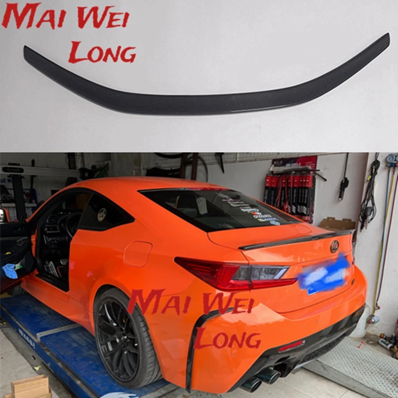 For Lexus Rc300 200t Rc350 Spoiler 2015 2016  2017 Rc200 Carbon Fiber Rear Trunk Wing Spoiler Carbon Fiber