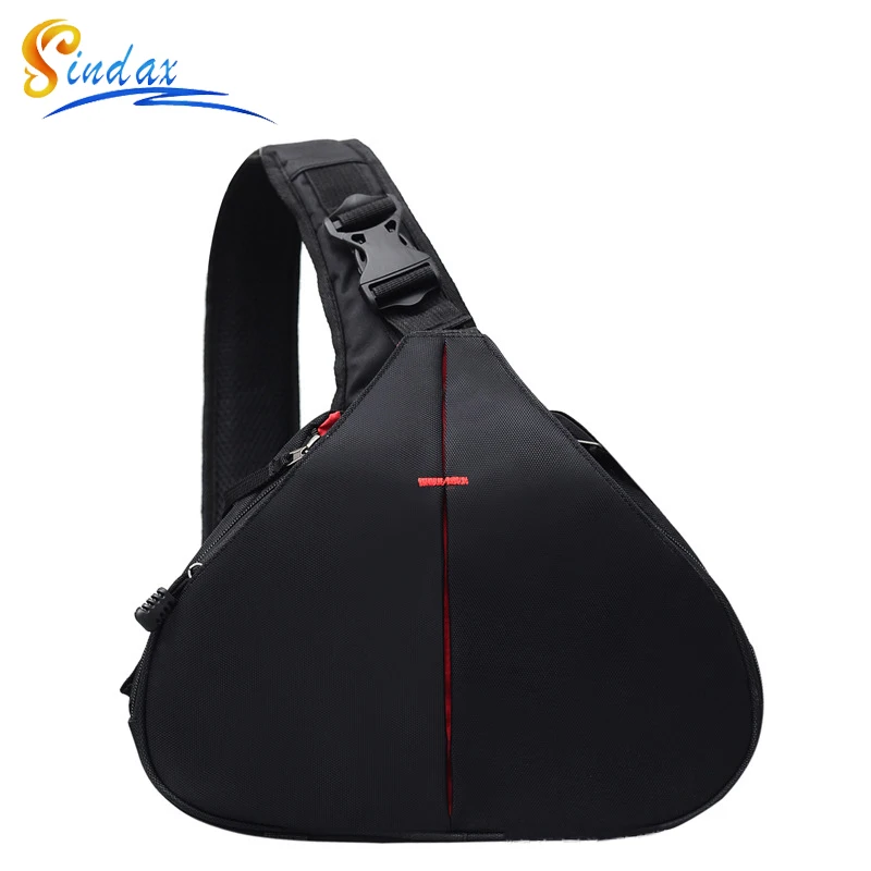 Waterproof Travel Small DSLR Shoulder Camera Bag Photography Bags Triangle Sling Bag for Sony Nikon Canon Digital Camera