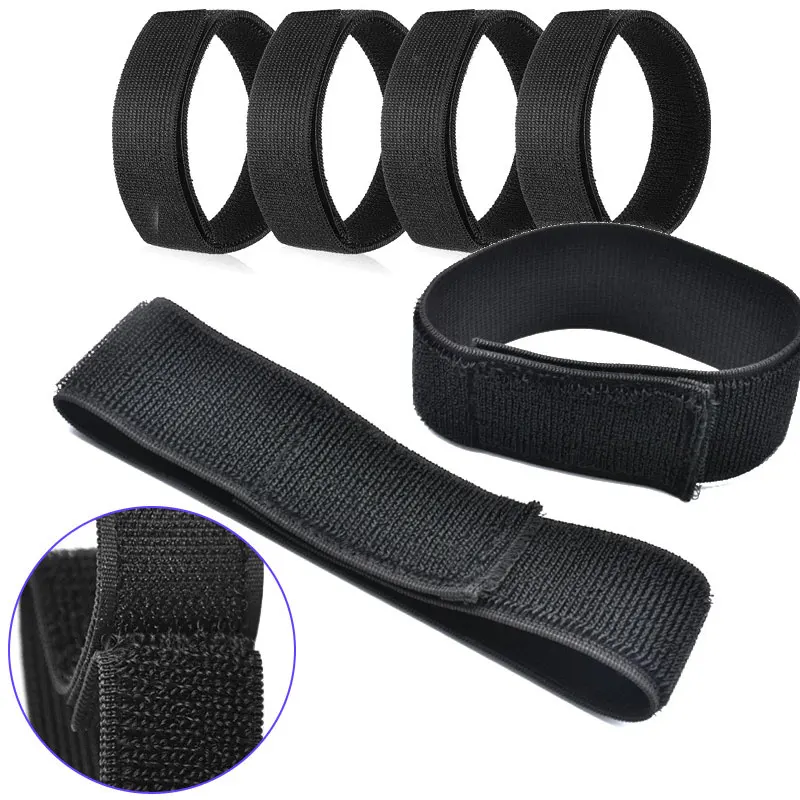 5Pcs Elastic Hook Loop Cable Nylon Tie Multifunctional Stretch Fastener Elastic Bands Tidying Fixed Straps Cord Wrap Organizer