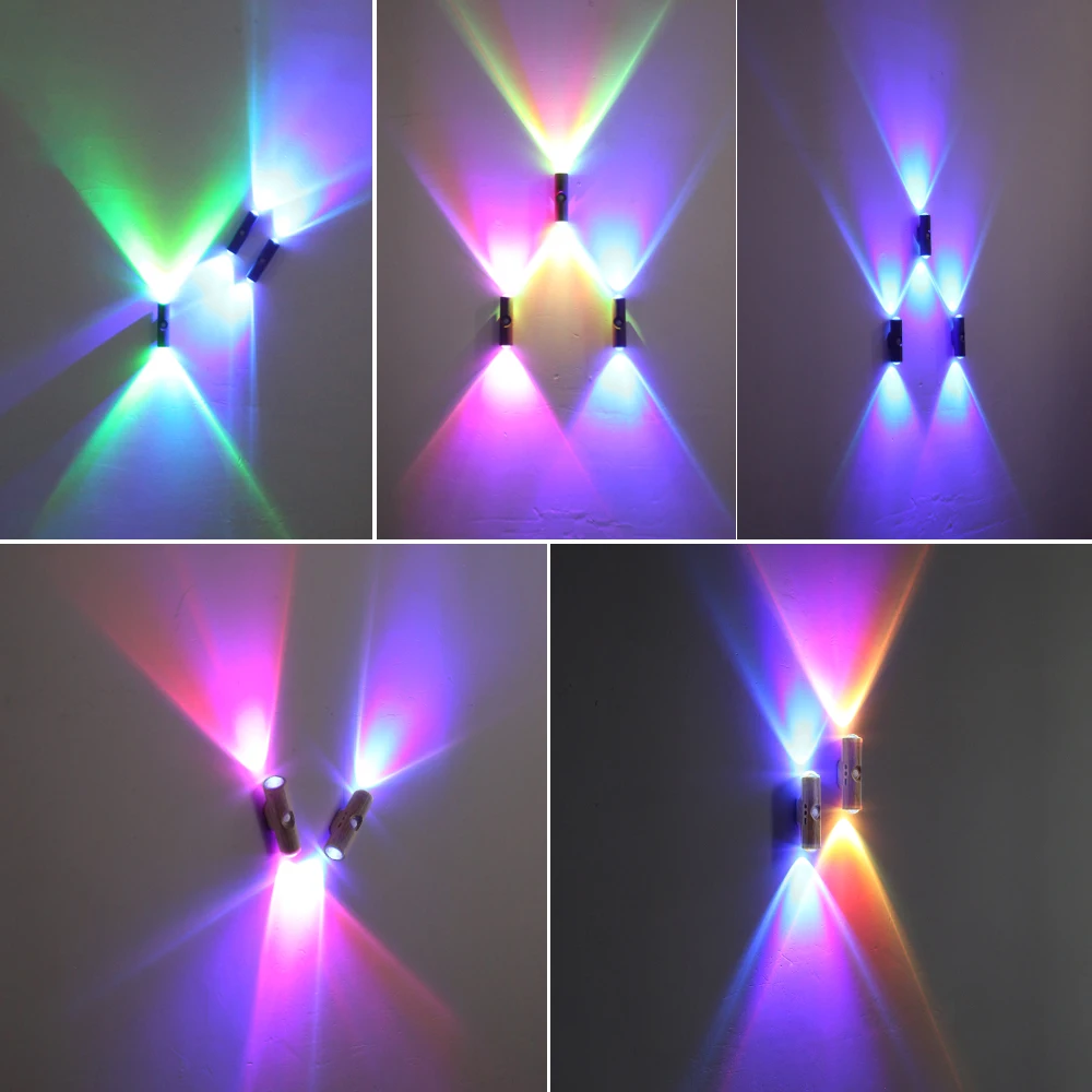 Dimmable Rechargeable Wood Grain Motion Sensor Light Wireless RGB LED Night Light Bedside Lamp Cabinet Wardrobe Night Lamp