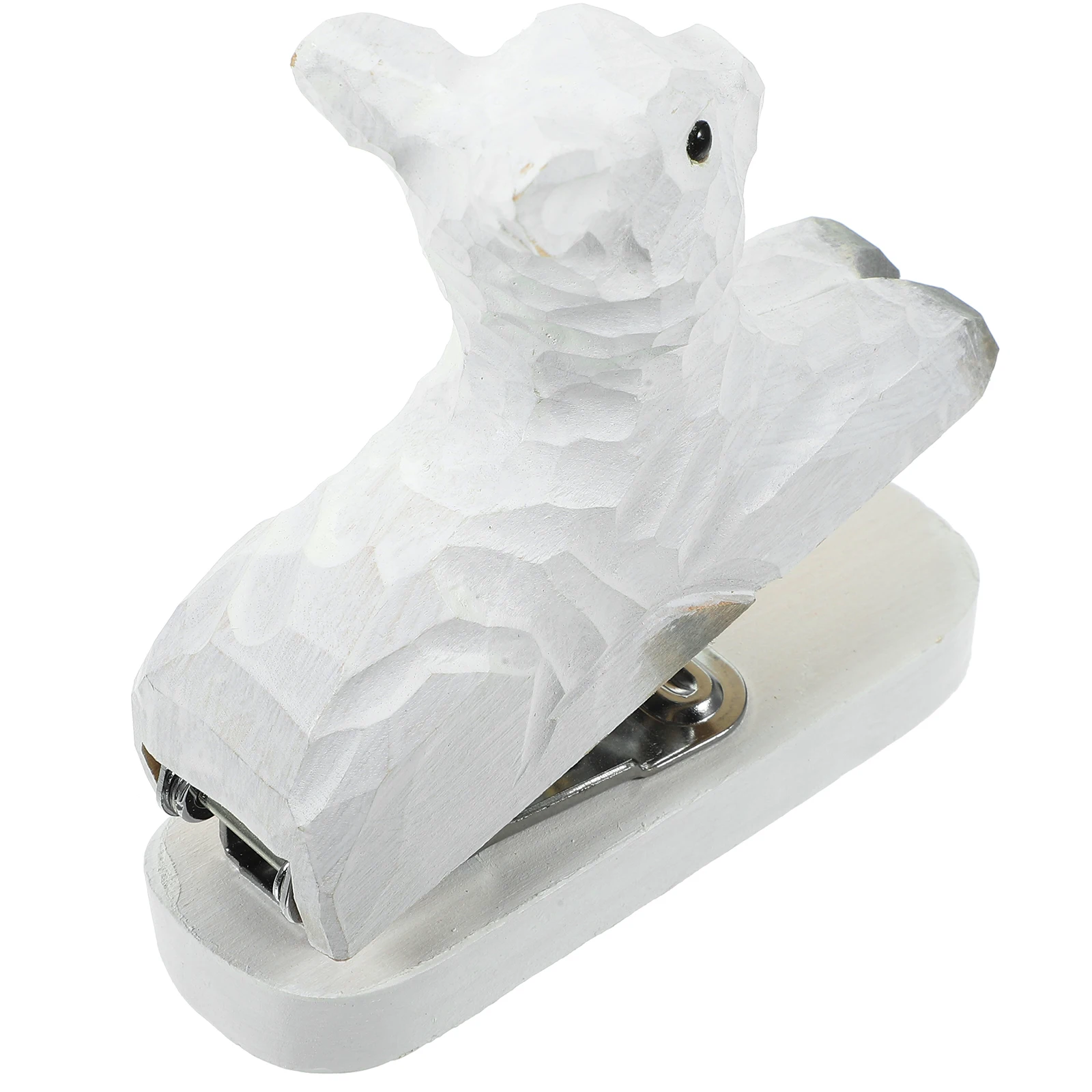 

Animal Wooden Stapler Office Desk Staplers for Desktop Mini Cartoon Small Cute Novelty Student