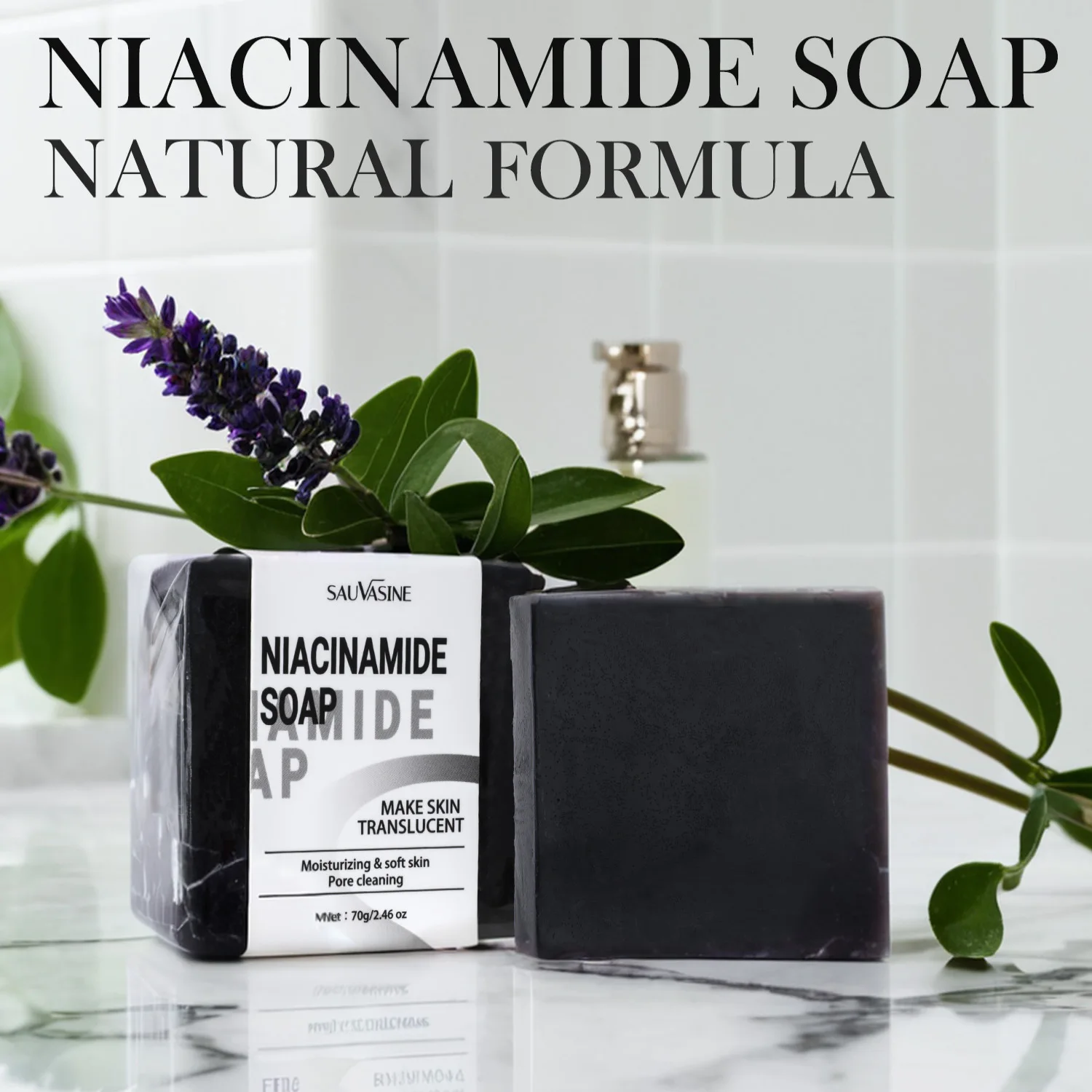 Niacinamide soap 70g Deep Cleansing Body moisturizing skin handmade soap