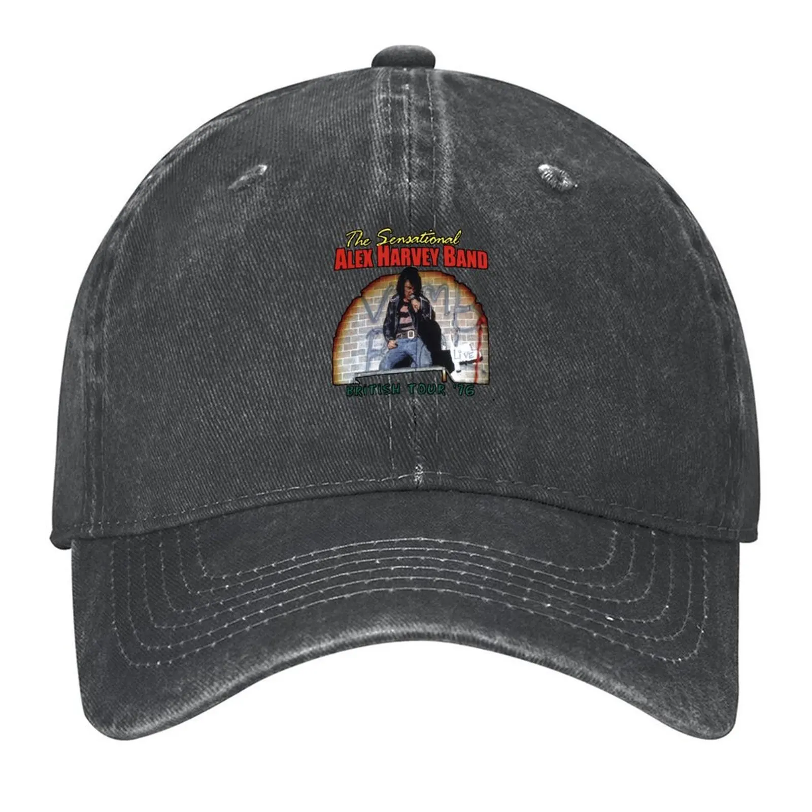 

the sensational alex harvey band Baseball Cap fun hats Mountaineering custom Hat Ball Cap Luxury Woman Men's