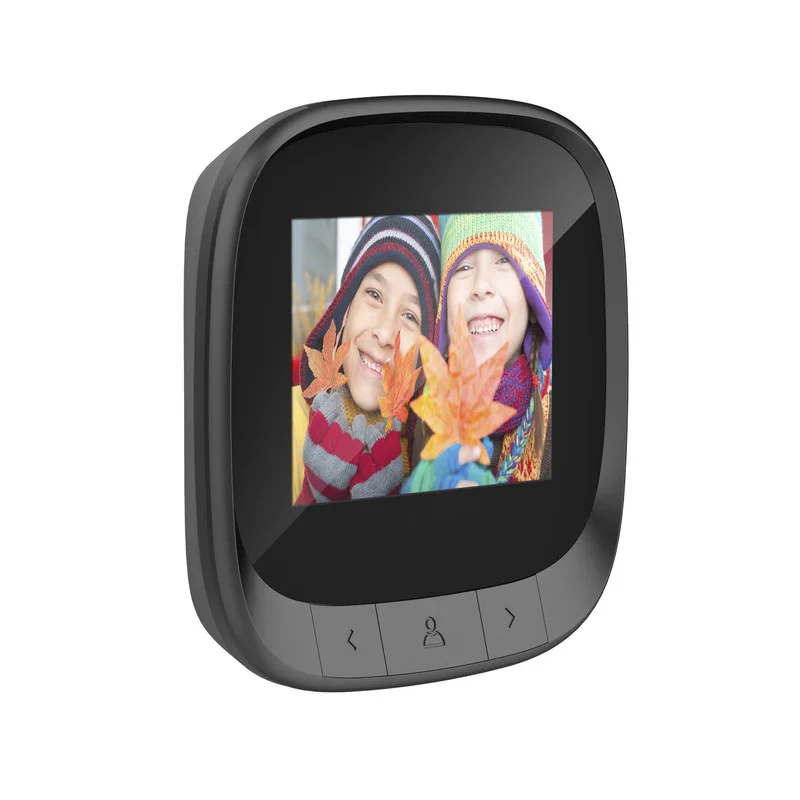 Cámara Digital de 2,4 pulgadas para puerta, mirilla inteligente HD para el hogar, intercomunicador Visible, timbre de vídeo, teléfono con voz, Ojo de gato inteligente