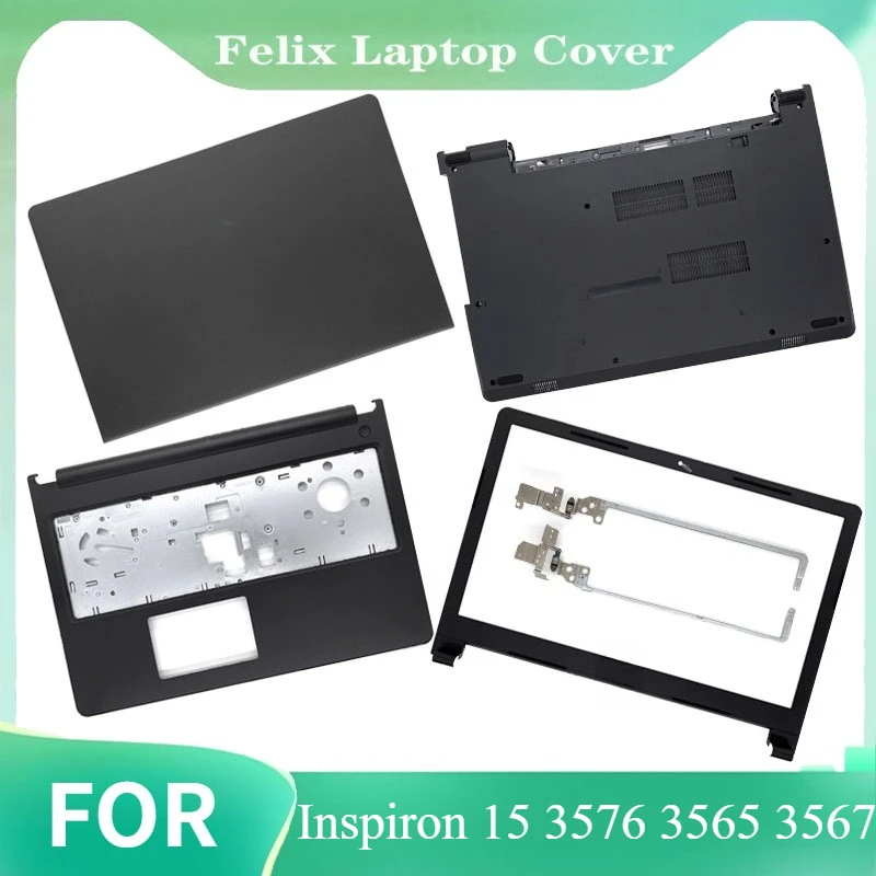 

For Inspiron 15 3576 3565 3567 Replace cover Laptop LCD Back Cover/Front Bezel/Palmrest/Hinges/Bottom Case